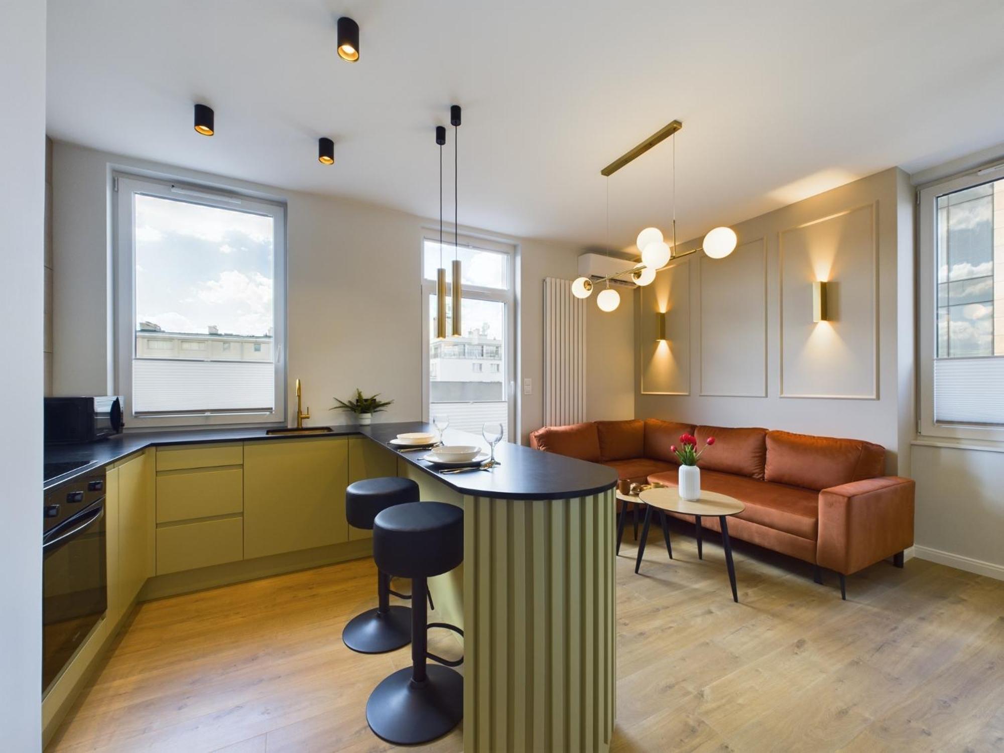 City Center Apartments Hoza By Noclegi Renters 华沙 外观 照片